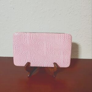I Squared brand pink wallet with checkbook pocket